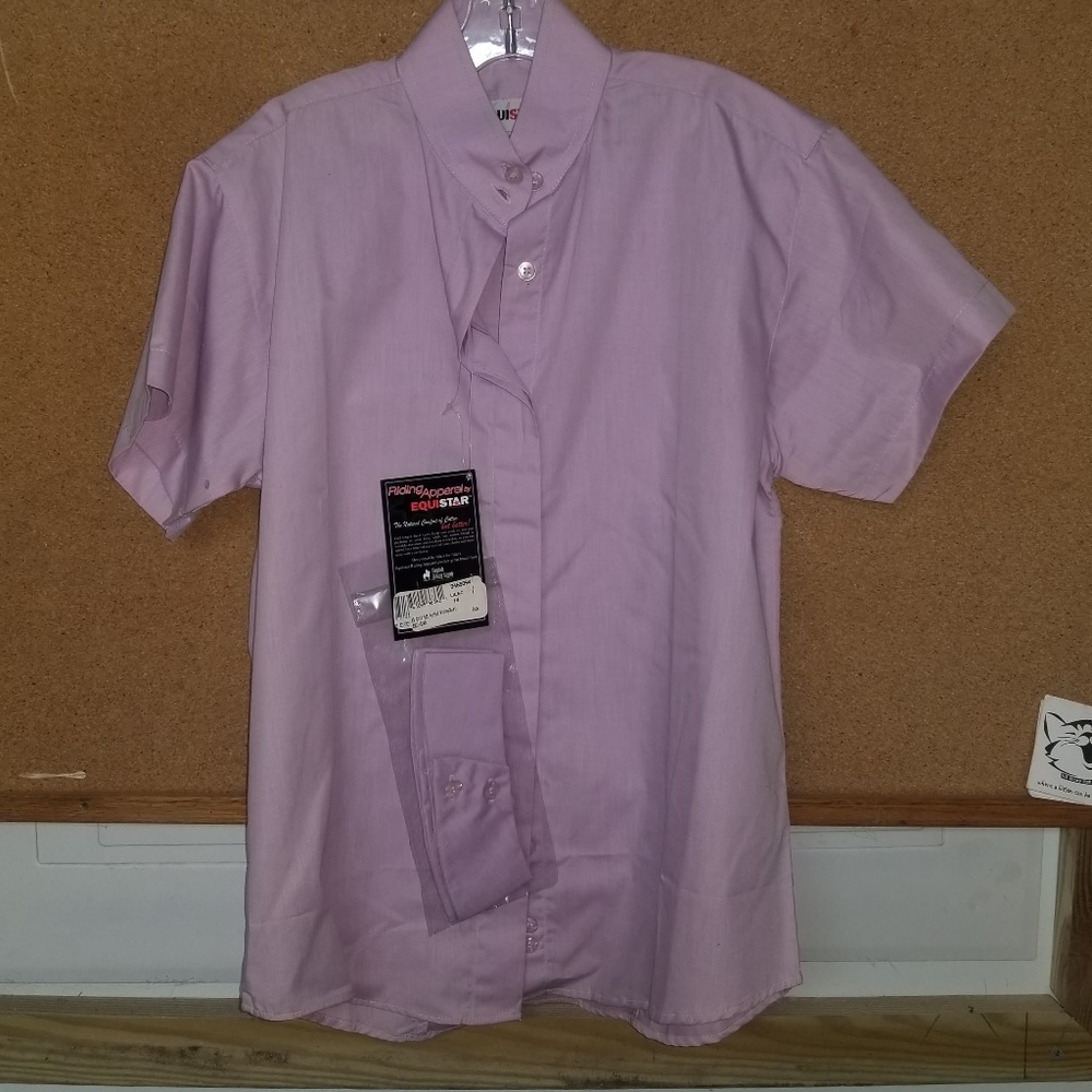 Childs Equistar Lilac short sleeve show shirt